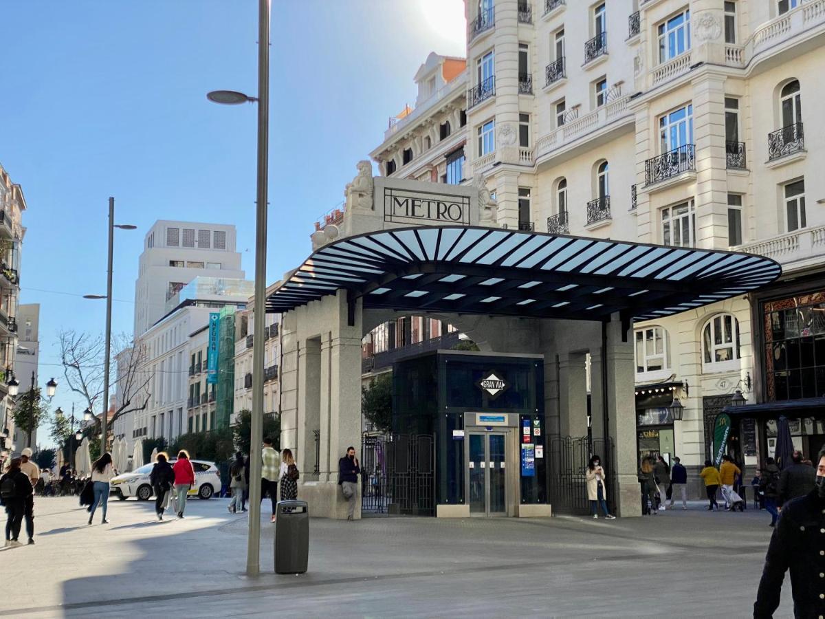 Charming Gran Via Madridアパートメント エクステリア 写真