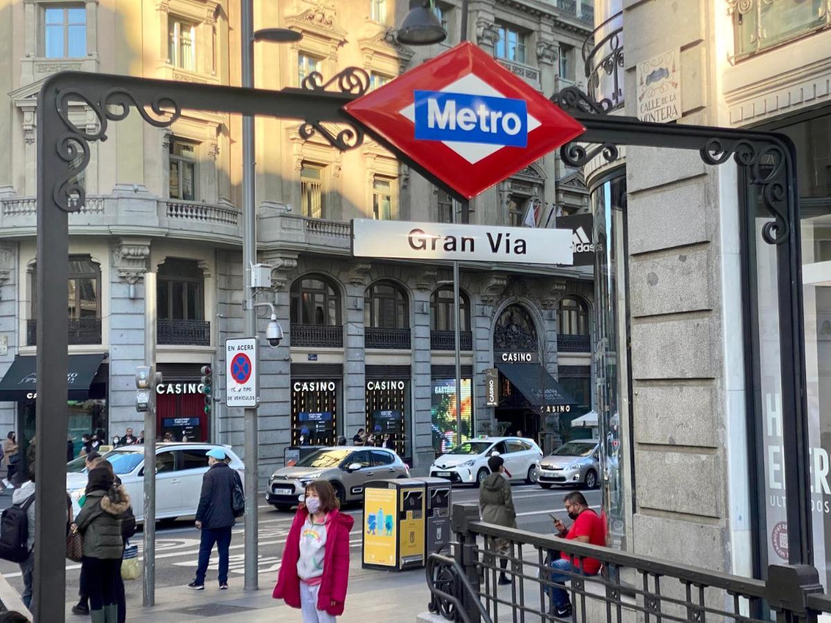 Charming Gran Via Madridアパートメント エクステリア 写真